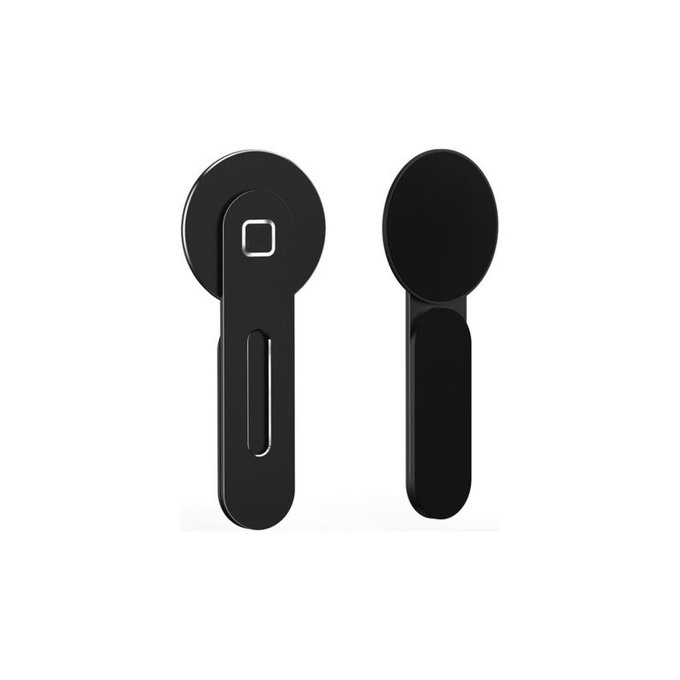 FixPremium - MagSafe Držiak pre iPhone na Notebook, čierna