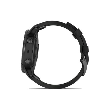 FixPremium - Kožený Remienok pre Garmin (QuickFit 22mm), čierna