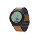 FixPremium - Kožený Remienok pre Garmin (QuickFit 22mm), svetlá hnedá