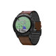 FixPremium - Kožený Remienok pre Garmin (QuickFit 26mm), hnedá