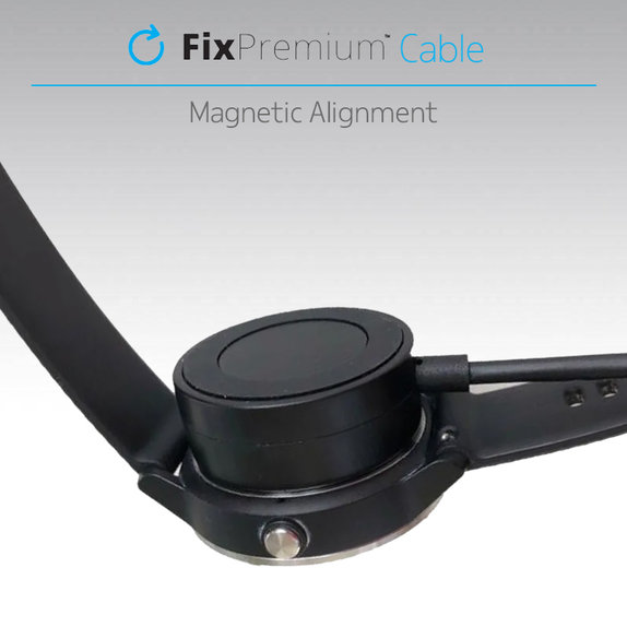FixPremium - Nabíjacia Stanica pre Garmin Hodinky, čierna