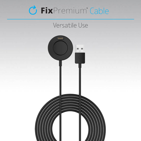 FixPremium - Nabíjacia Stanica pre Garmin Hodinky, čierna