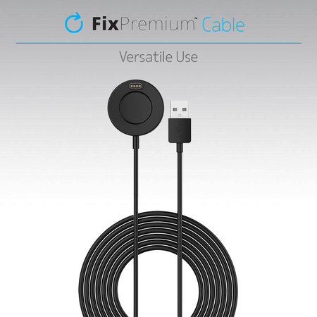 FixPremium - Nabíjacia Stanica pre Garmin Hodinky, čierna
