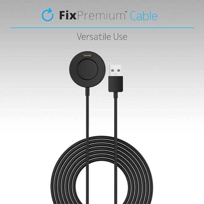 FixPremium - Nabíjacia Stanica pre Garmin Hodinky, čierna