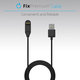FixPremium - 90° Kábel pre Garmin Hodinky, čierna