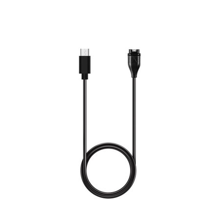 FixPremium - USB-C Nabíjací Kábel pre Garmin Hodinky, čierna