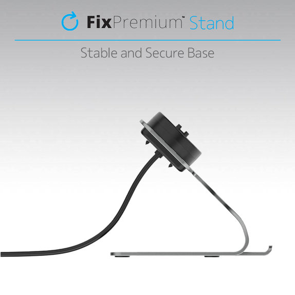 FixPremium - Nabíjací Stojan pre Garmin Hodinky, space gray