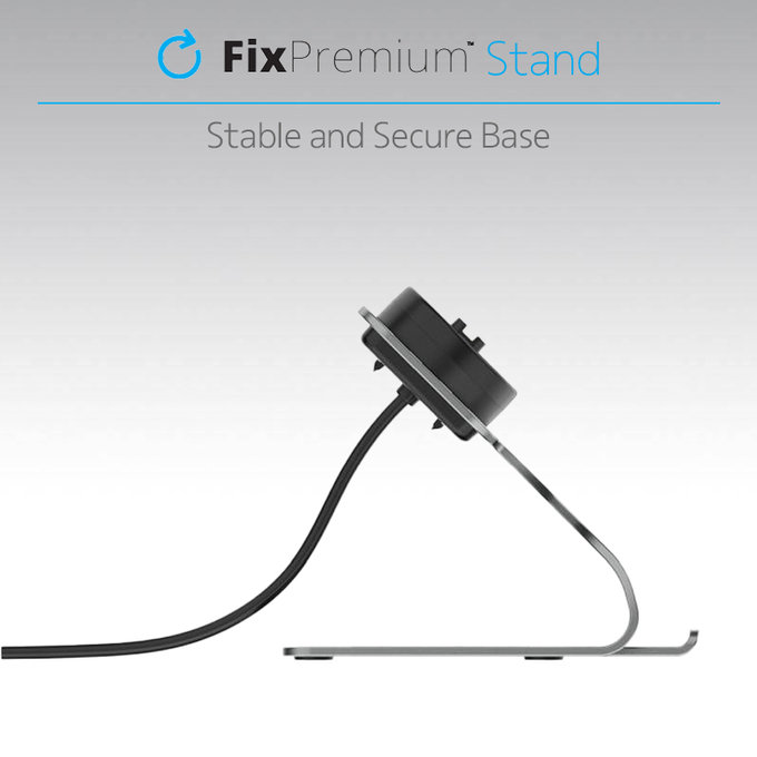 FixPremium - Nabíjací Stojan pre Garmin Hodinky, space gray