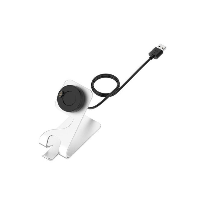 FixPremium - Nabíjací Stojan pre Garmin Hodinky, strieborná