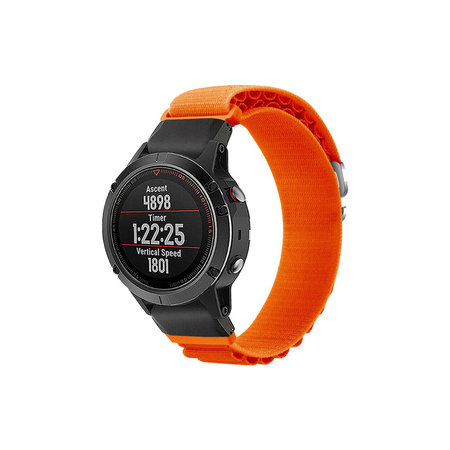 FixPremium - Remienok Alpine Loop pre Garmin (QuickFit 26mm), oranžová