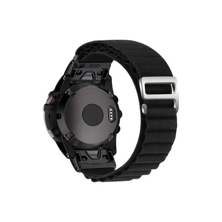 FixPremium - Remienok Alpine Loop pre Garmin (QuickFit 26mm), čierna