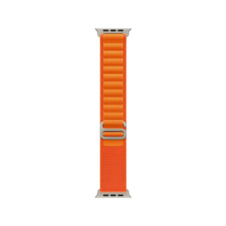 FixPremium - Remienok Alpine Loop pre Apple Watch (38, 40 a 41mm), oranžová