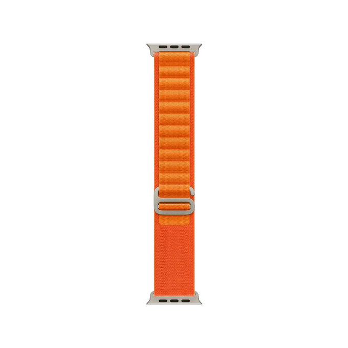 FixPremium - Remienok Alpine Loop pre Apple Watch (38, 40 a 41mm), oranžová