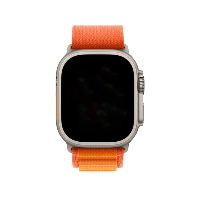 FixPremium - Remienok Alpine Loop pre Apple Watch (38, 40 a 41mm), oranžová