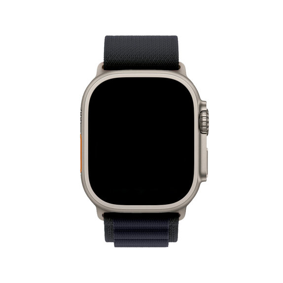 FixPremium - Remienok Alpine Loop pre Apple Watch (42, 44, 45 a 49mm), čierna