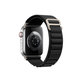 FixPremium - Remienok Alpine Loop pre Apple Watch (42, 44, 45 a 49mm), čierna