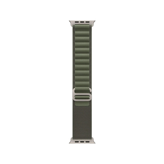 FixPremium - Remienok Alpine Loop pre Apple Watch (42, 44, 45 a 49mm), zelená