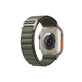 FixPremium - Remienok Alpine Loop pre Apple Watch (42, 44, 45 a 49mm), zelená