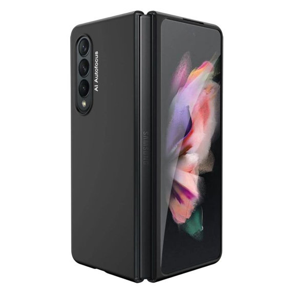 FixPremium - Silikónové Puzdro pre Samsung Galaxy Z Fold 3, čierna