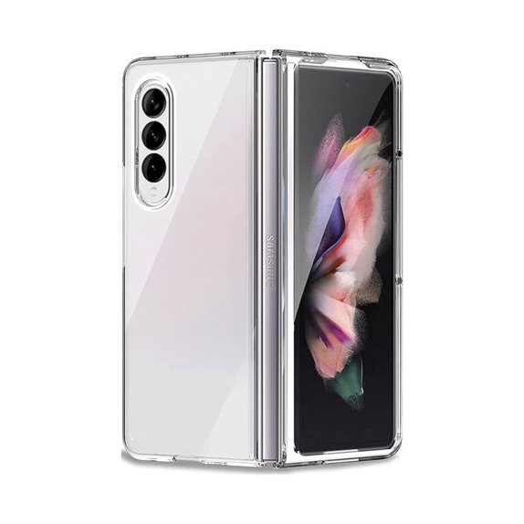 FixPremium - Silikónové Puzdro pre Samsung Galaxy Z Fold 3, transparentná