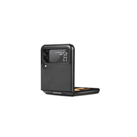 FixPremium - Puzdro Carbon pre Samsung Galaxy Z Flip 3, čierna