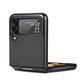 FixPremium - Puzdro Carbon pre Samsung Galaxy Z Flip 3, hnedá