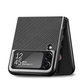 FixPremium - Puzdro Carbon pre Samsung Galaxy Z Flip 4, hnedá