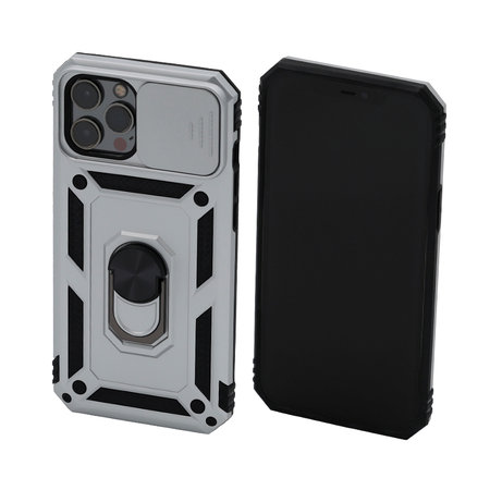 FixPremium - Puzdro CamShield pre iPhone 12 Pro Max, biela