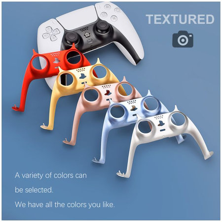 FixPremium - Dekoratívna krytka pre PS5 DualSense, ružová