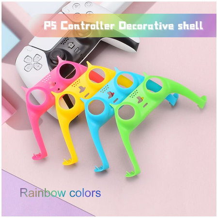 FixPremium - Dekoratívna krytka pre PS5 DualSense, ružová