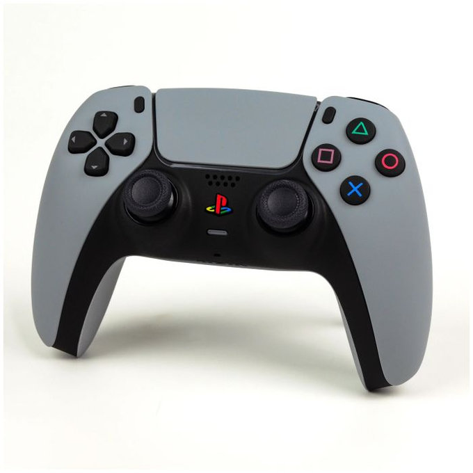 FixPremium - Retro Home Button pre PS5 DualSense, biela