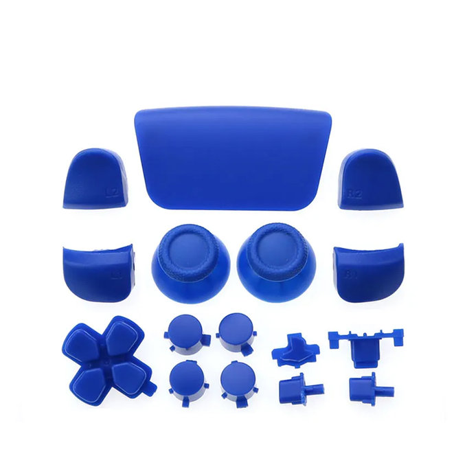 FixPremium - Dekoratívne prvky pre PS5 DualSense, modrá