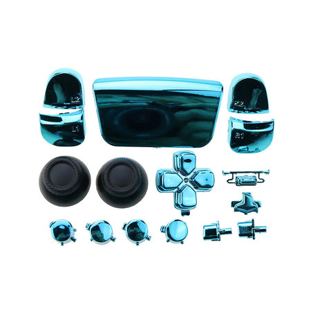 FixPremium - Luxury Dekoratívne prvky pre PS5 DualSense, modrá