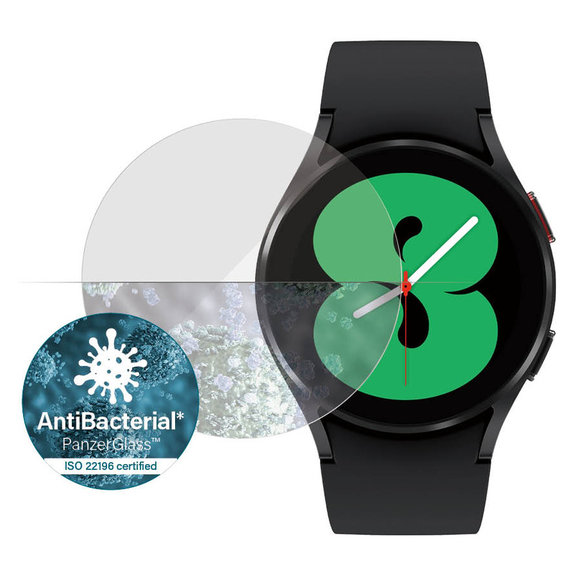 Tvrdené sklo Flat Glass AB pre Samsung Galaxy Watch 4 40 mm, Číra, PanzerGlass