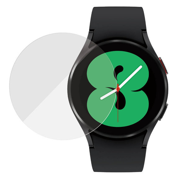 Tvrdené sklo Flat Glass AB pre Samsung Galaxy Watch 4 40 mm, Číra, PanzerGlass