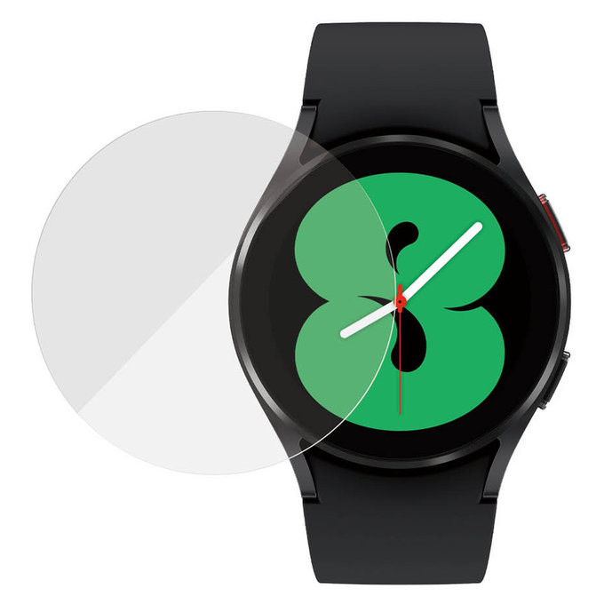Tvrdené sklo Flat Glass AB pre Samsung Galaxy Watch 4 40 mm, Číra, PanzerGlass