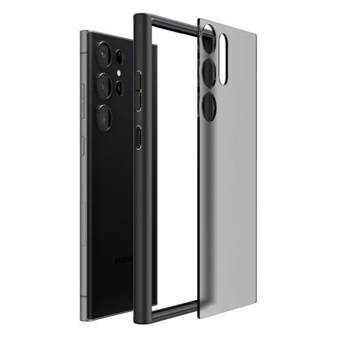 Spigen - Puzdro Ultra Hybrid pre Samsung Galaxy S23 Ultra, Frost Black