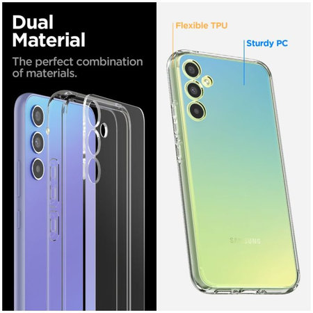 Spigen - Puzdro Ultra Hybrid pre Samsung Galaxy A34 5G, Crystal Clear