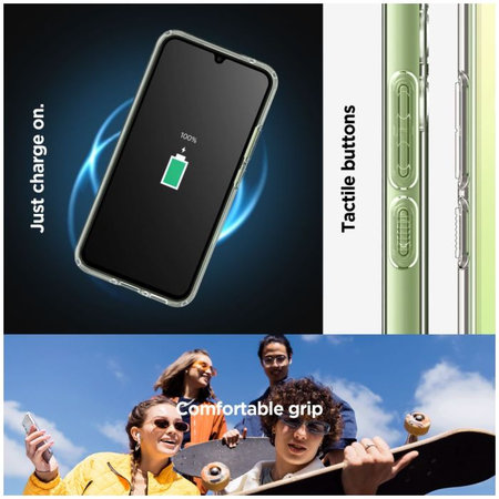 Spigen - Puzdro Ultra Hybrid pre Samsung Galaxy A34 5G, Crystal Clear