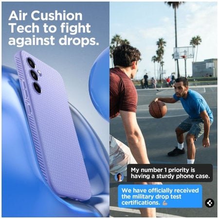 Spigen - Puzdro Liquid Air pre Samsung Galaxy A54 5G, Awesome Violet