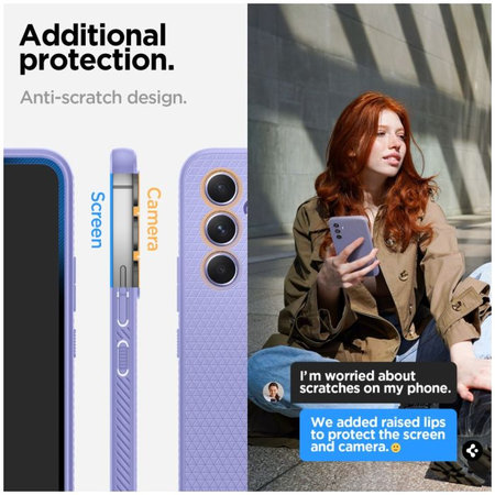 Spigen - Puzdro Liquid Air pre Samsung Galaxy A54 5G, Awesome Violet