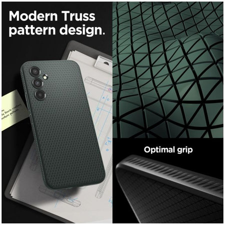 Spigen - Puzdro Liquid Air pre Samsung Galaxy A54 5G, Abyss Green