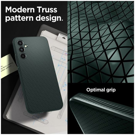 Spigen - Puzdro Liquid Air pre Samsung Galaxy A34 5G, Abyss Green