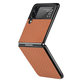 FixPremium - Puzdro Carbon pre Samsung Galaxy Z Flip 2, hnedá