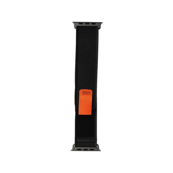 FixPremium - Remienok Trail Loop pre Apple Watch (42, 44, 45 a 49mm), čierna