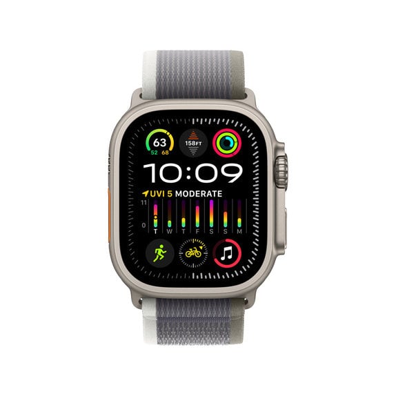 FixPremium - Remienok Trail Loop pre Apple Watch (42, 44, 45 a 49mm), šedá