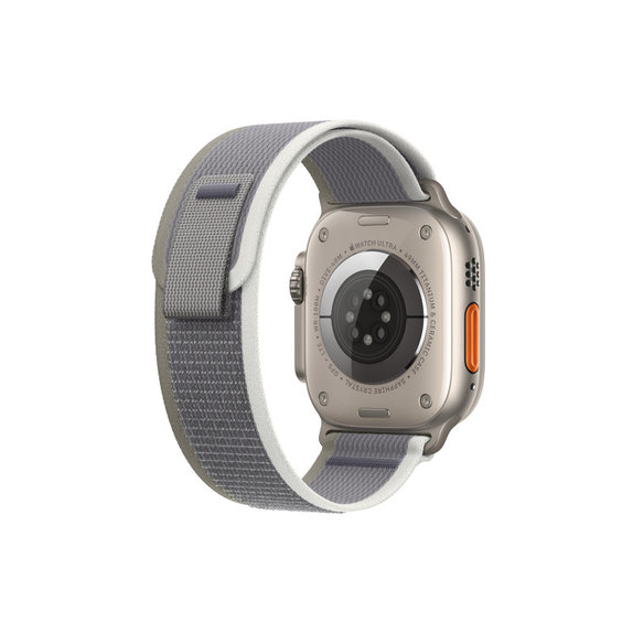 FixPremium - Remienok Trail Loop pre Apple Watch (42, 44, 45 a 49mm), šedá