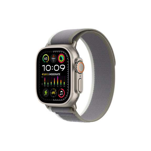 FixPremium - Remienok Trail Loop pre Apple Watch (42, 44, 45 a 49mm), šedá