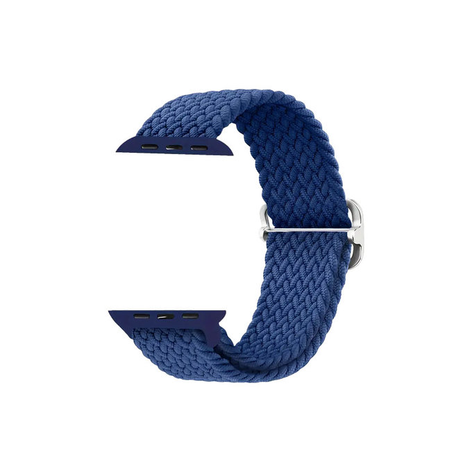 FixPremium - Remienok Solo Loop pre Apple Watch (42, 44, 45 a 49mm), dark blue