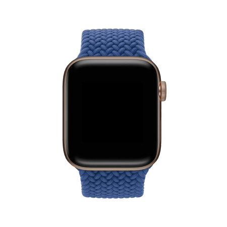 FixPremium - Remienok Solo Loop pre Apple Watch (42, 44, 45 a 49mm), dark blue